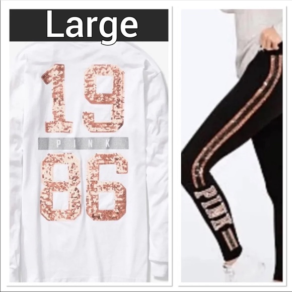 PINK Victoria's Secret Pants - NWT VS PINK LARGE BLING SET